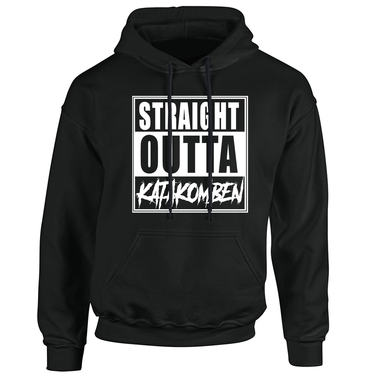 Bild von 'STRAIGHT OUTTA KATAKOMBEN' - HOODY (schwarz)